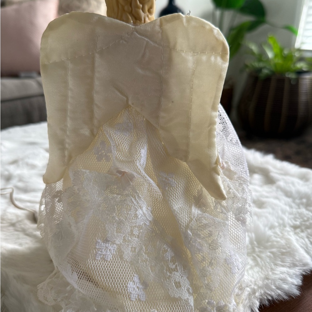 Victorian Lighted Angel Tree Topper - Picture 3 of 5